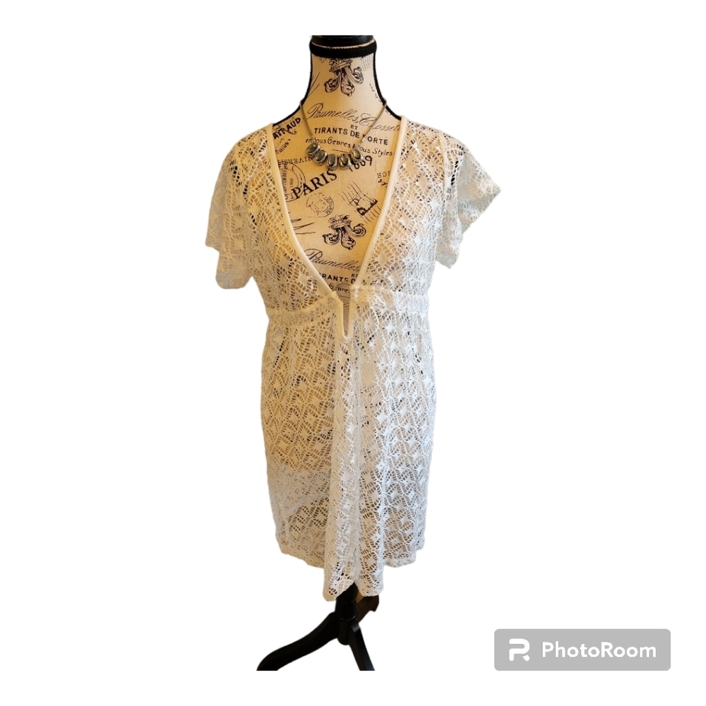 NWOT Nimes, Cote d'Azur Lace Swimsuit Cover-up 🩱 - Picture 4 of 7
